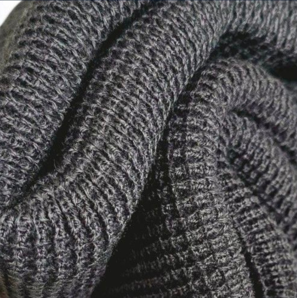 (3-PK) Blank Beanie | Unisex Thermal Knit Cuffed Beanie- Gray